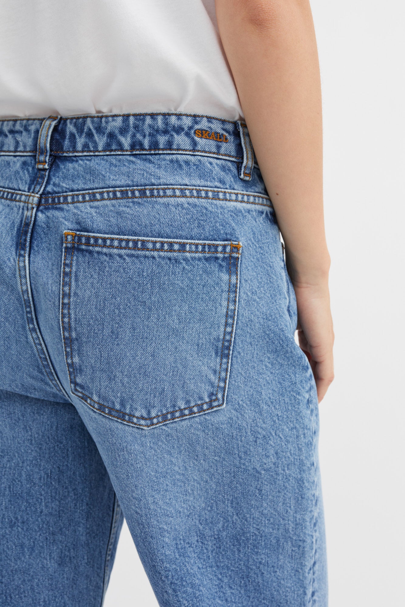 Skall Studio Taylor cropped jeans Jeans Worn mid blue